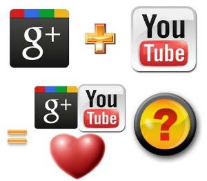 google plus and you tube
